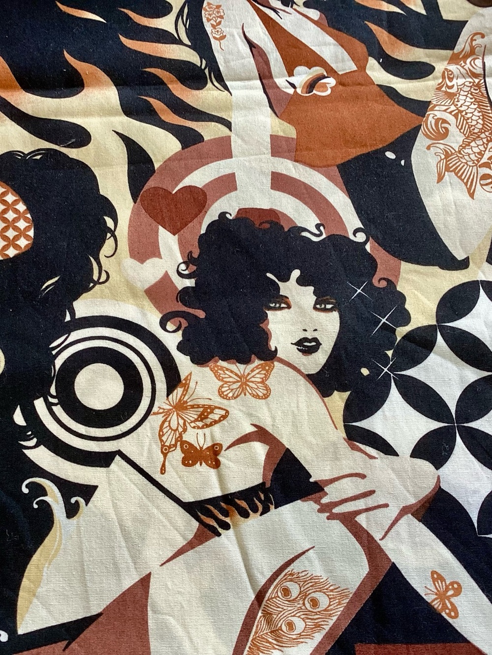 Alexander Henry Inked 1/2 yard